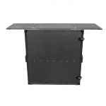 [디제이테이블]Prox DJ Station Desk Black on Black w/ Wheels (Fold out table)