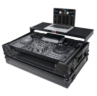 [플라이트 케이스] Prox Fits Pioneer DJ XDJ-RX3,2 Case Black On Black (W) / Laptop Shelf & Wheels