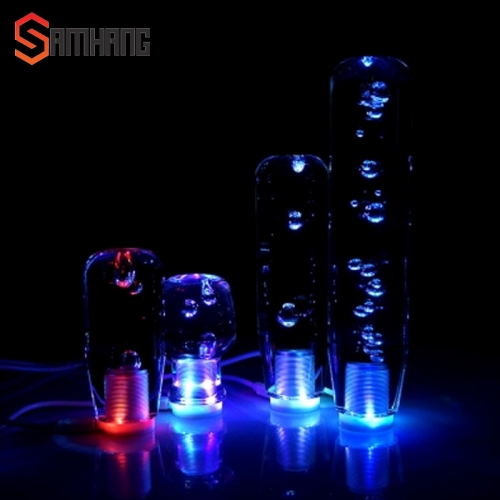 SB 자동차 차량용 투명물방울 RGB LED 기어노브 기어봉 기어전용수동