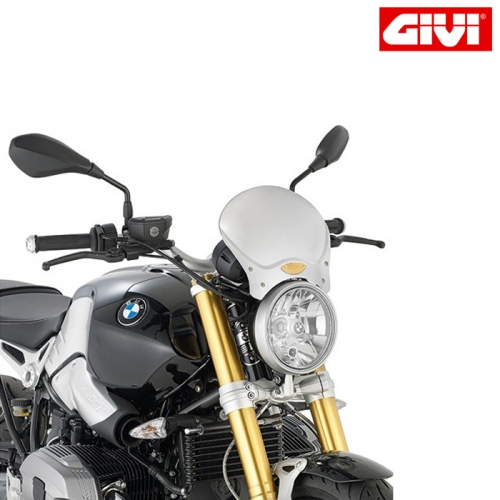 GIVI 지비 BMW R nineT 2014-2020 알루미늄 윈드스크린 100AL 실버 AL5115A