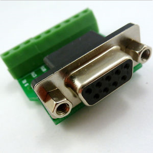 DB9 D-SUB Female Adapter to 9 Pin Board RS232 RS422 RS485 